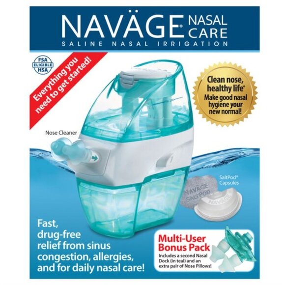 NAVAGE Nasal Irrigation Kit, Multi-User Bonus Pack - Picture 5 of 7